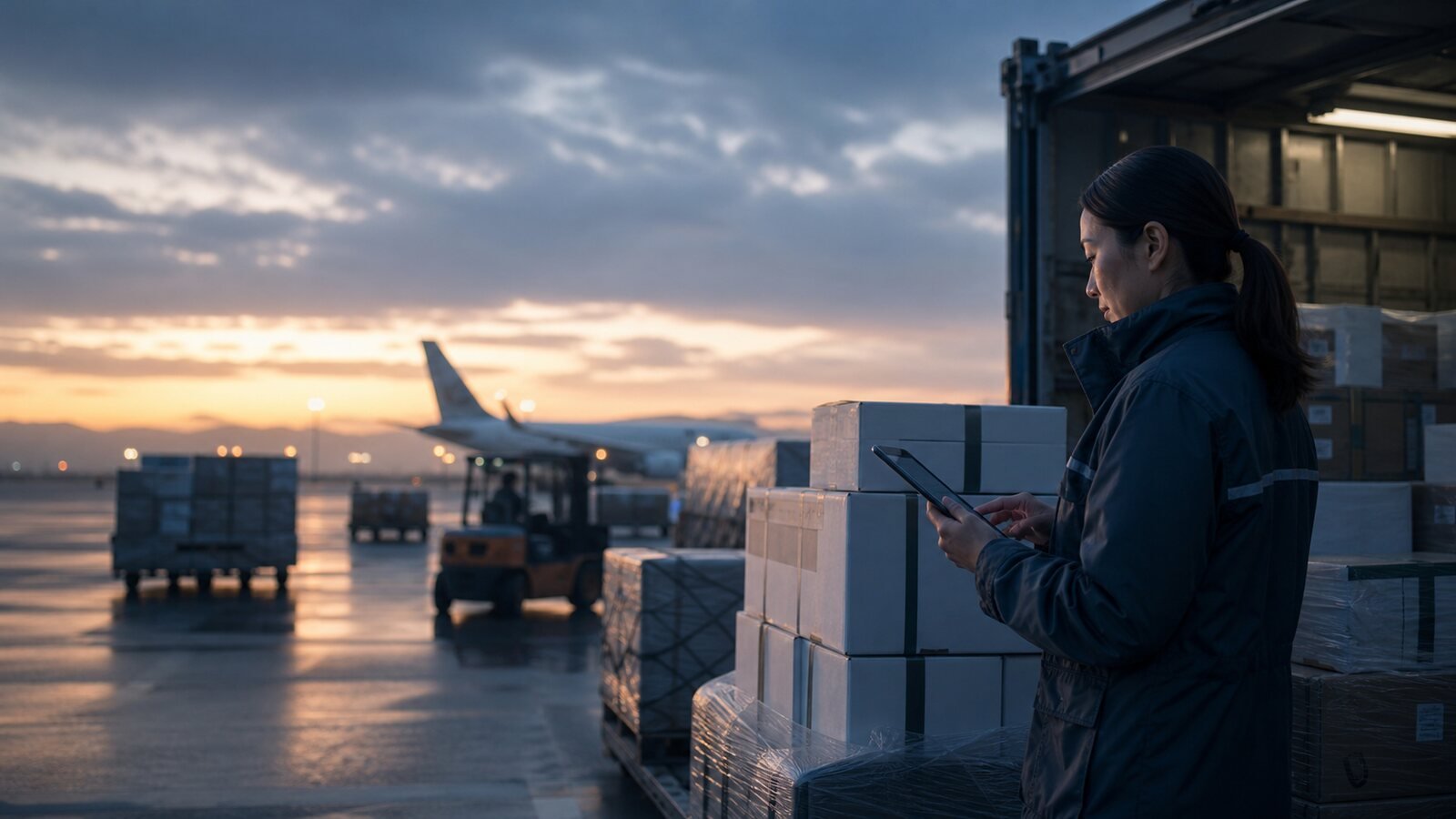 Medical supplies being coordinated for international air transport
